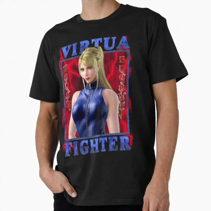 Sarah Bryant VF Retro Arcade Game Virtua Fighter Gift T shirt Unisex Gamer Tee Video game Graphic clothes All size tops S-6XL