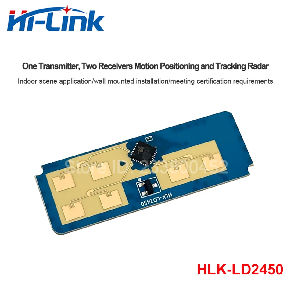 Hi-Link 24G Smart Home Suivi Humain HLK-LD2450 Radar Capteur Motion Tech Peugeot pour la Distance et la Vitesse Livraison Gratuite