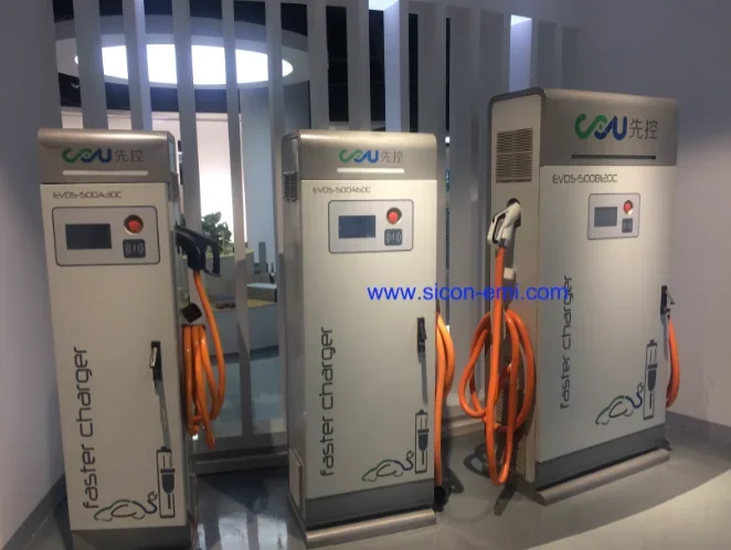 60KW 120KW 150KW Electric Vehicle Car DC Fast Charging Station CCS CHAdeMO AC With 30kw Module Voltage 150V~1000V IEC Standard