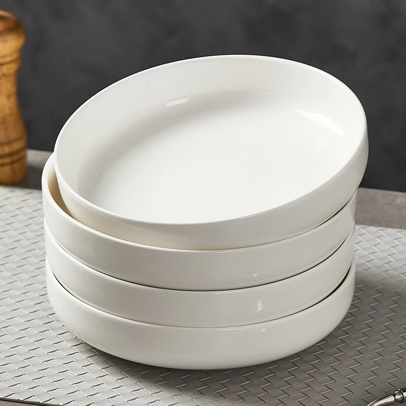 Pure White Cerc Pla…