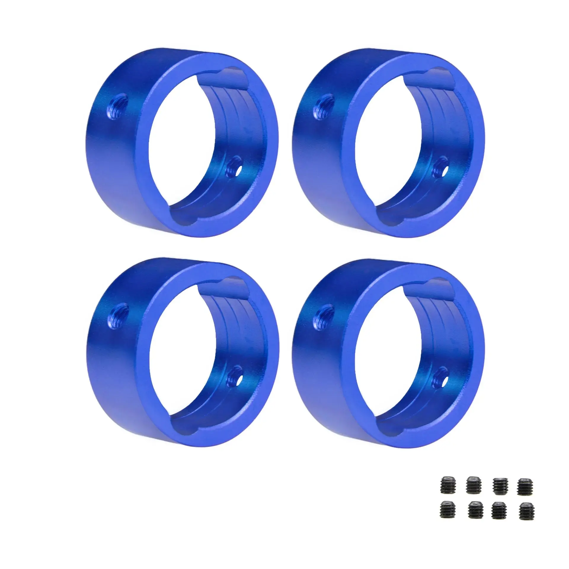 Aluminum Alloy Drive Cup Sleeves Enhancement Ring Set for 1/5 X-MAXX 8S 1/6 XRT 8S 1/10 E-Revo 2.0 replace TRA 7754 7754X