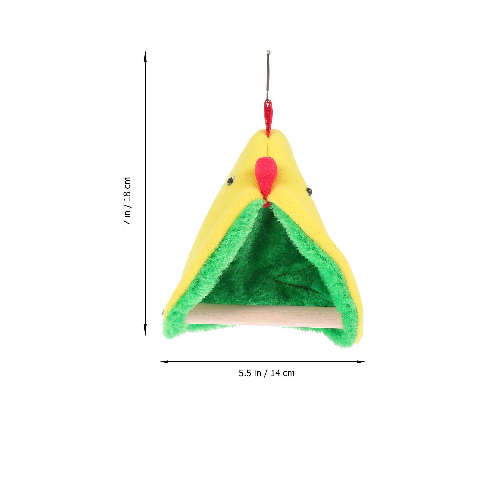 

2 set Pet Parrot Sleeping Nest Warm Bird Hammock Hanging Tent For Small Birds Durable Triangle Shelter Bed Indoor Outdoor Use