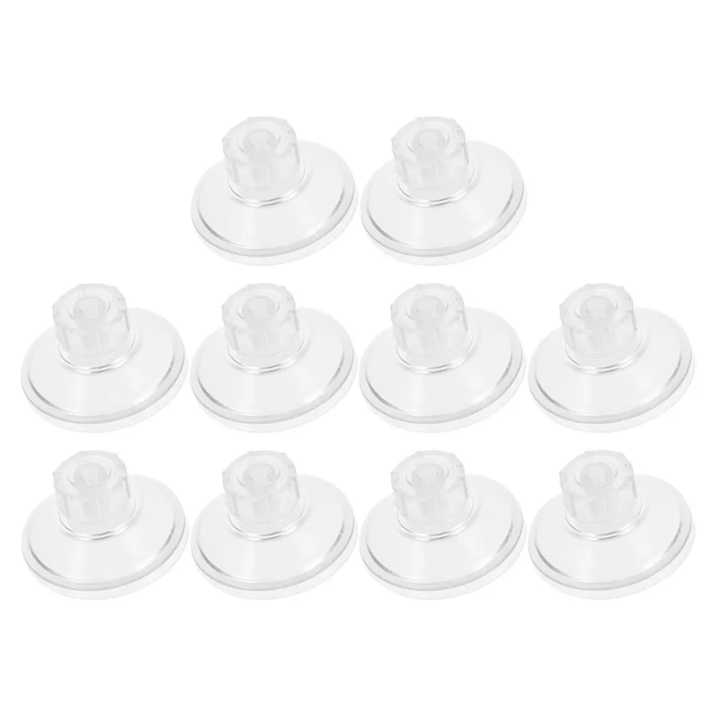 

10pcs Rotating Screw Suction Cups PVC Thread Aquarium Glass Turtle Hatchery Mount Kits Strong Suction Non Porous Surfaces