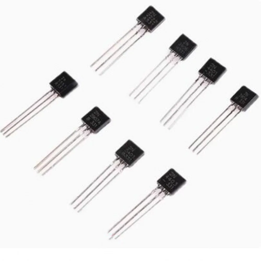1000 Stück 2N3904 2N3906 2N2222 2N2907 2N4401 2N4402 2N4403 2N5401 2N5087 2N5088 2N5551 PN2222 TO-92 Transistor TO92 – Detail 4