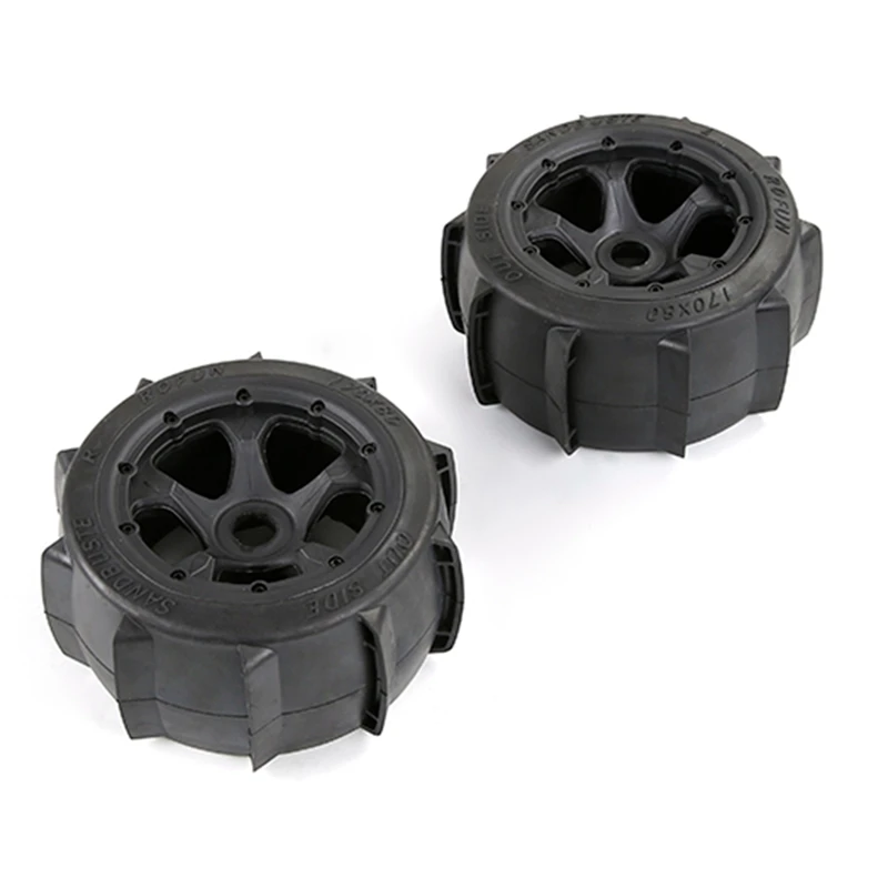 Nieuwe 2 Stuks Upgrade Achter Zand Peddels Woestijn Wielen Banden Voor 1/5 HPI ROVAN ROFUN KM BAJA 5B Rc Auto onderdelen