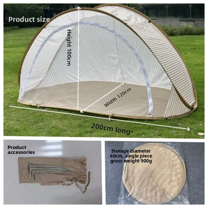 Portable Pop Up Tent for Outdoor Camping Picnic Instant Setup Sun Protection Breathable