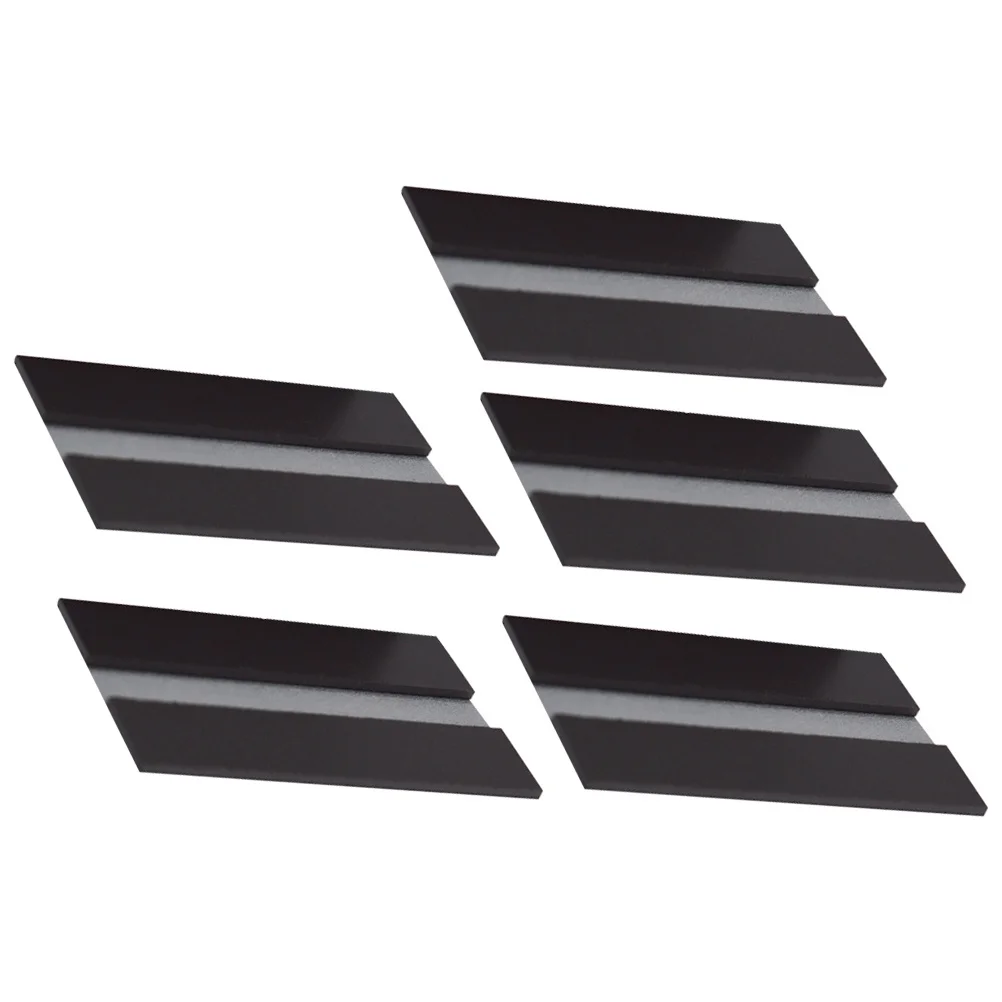 5Pcs Magnetic Clips Removable Flexible Plastic Office Photo Notepad Document Display Clips for Smooth Surfaces