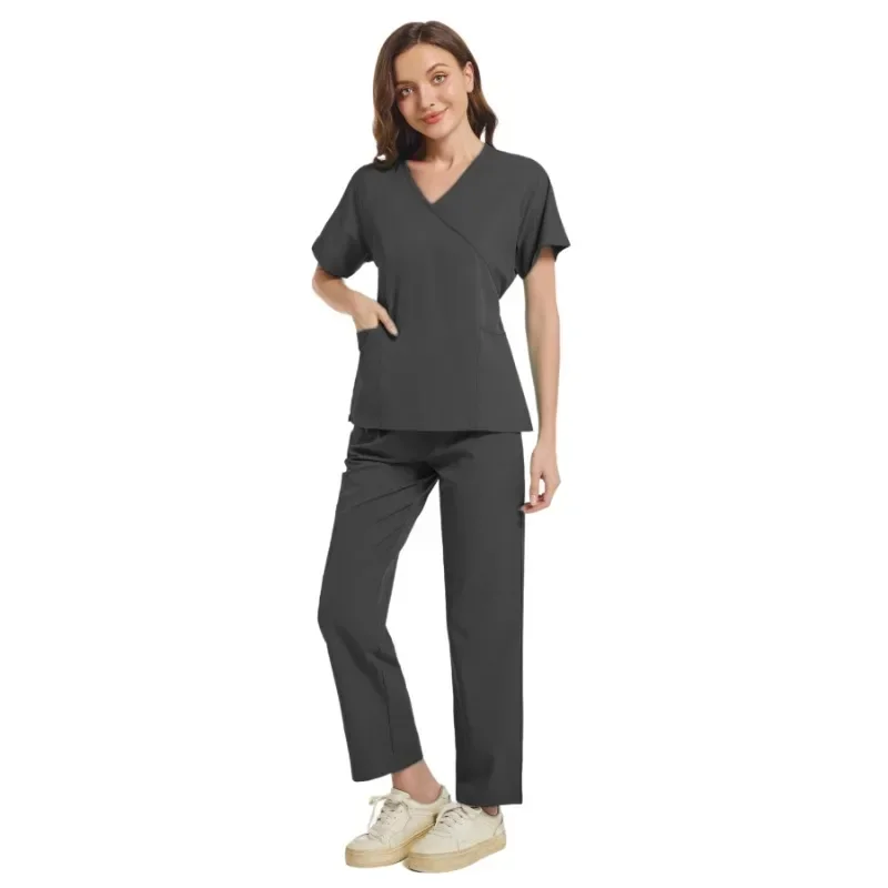 All'ingrosso medici e infermieri Scrub femminile uniforme chirurgica set di Scrub elasticizzati per le donne set di uniformi per Scrub infermieristici medici