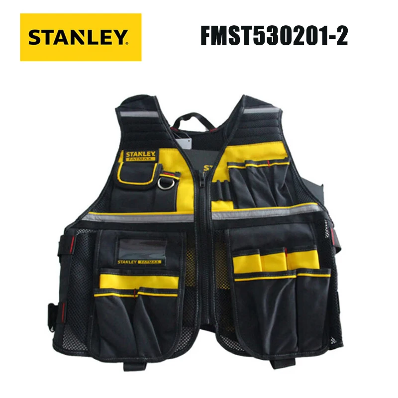 Stanley  FMST530201-23 Tank Top Work Vest Electrician Kit Work Suit Waistpack Multifunctional Repair.