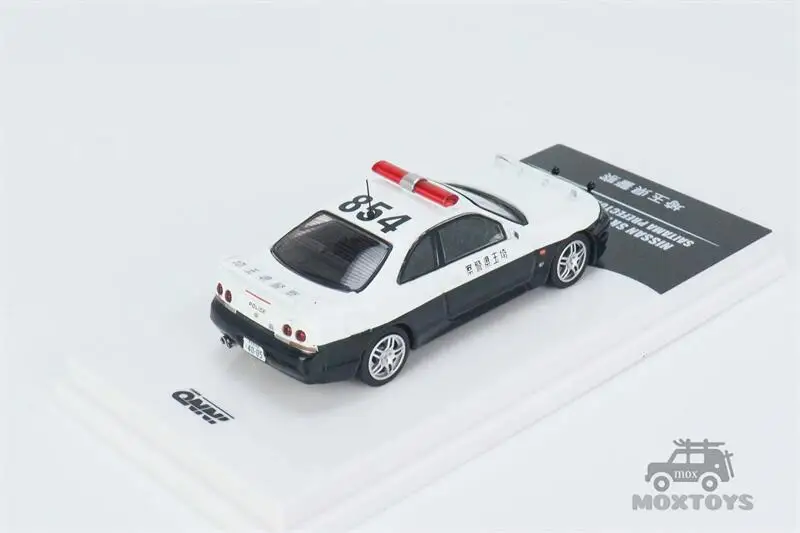 INNO 1:64 NISSAN SKYLINE GTR R33 Saitama Prefectural Japan Police Diecast Model Car