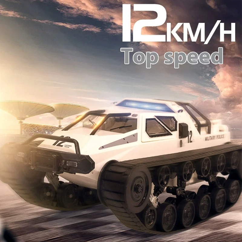 JJRC Q79 1/12 RC Tank Car 2.4G Drift RC Battle Tank High Speed Car Large Electric Off-road Tank Atunt Car Toy Model  kids Toys