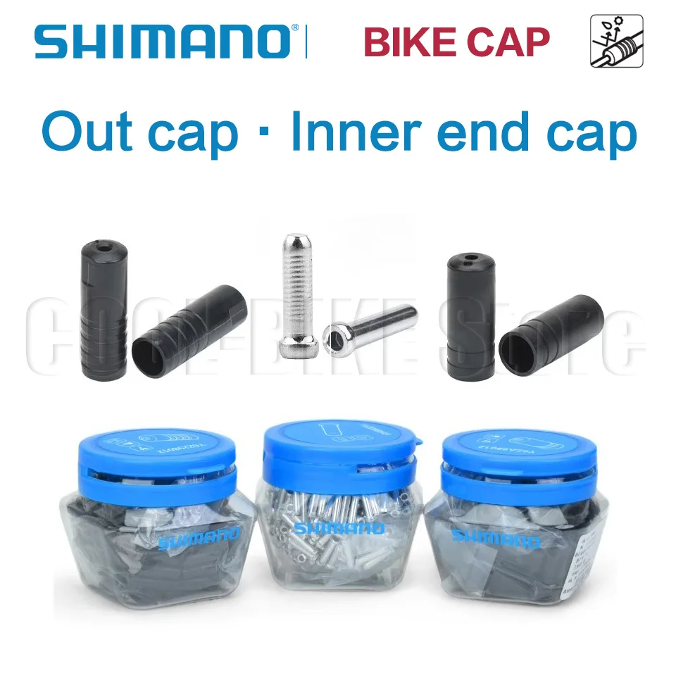 AliExpress Shimano Outer cap resin sealed 6 mm for SIS-SP40/SP41 shift cable nner end caps for diameter 1.1 mm / diameter 1.2 mm
