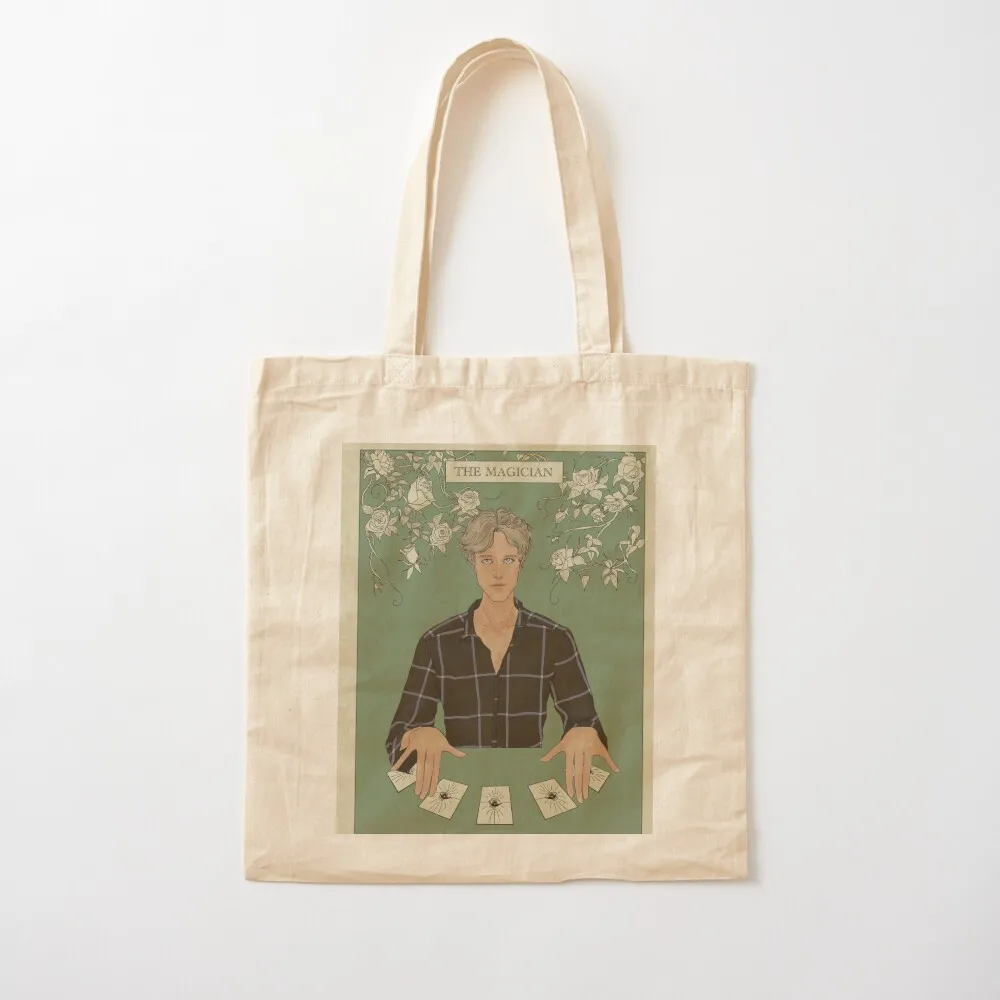 

The Raven Cycle - Adam Parrish The Magician Tarot Tote Bag Shopper bag great bag Custom Candy bags Canvas Tote