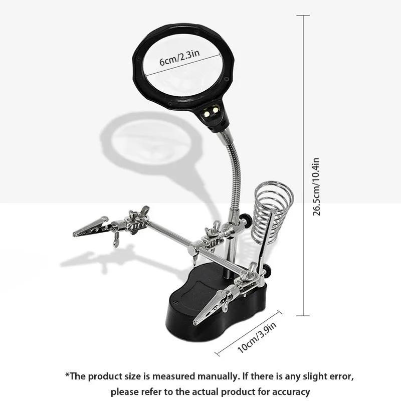 1 Set Repair Auxiliary Strap Light Magnifying Glass Mobile Phone Motherboard Digital Device Maintenance Tool Table