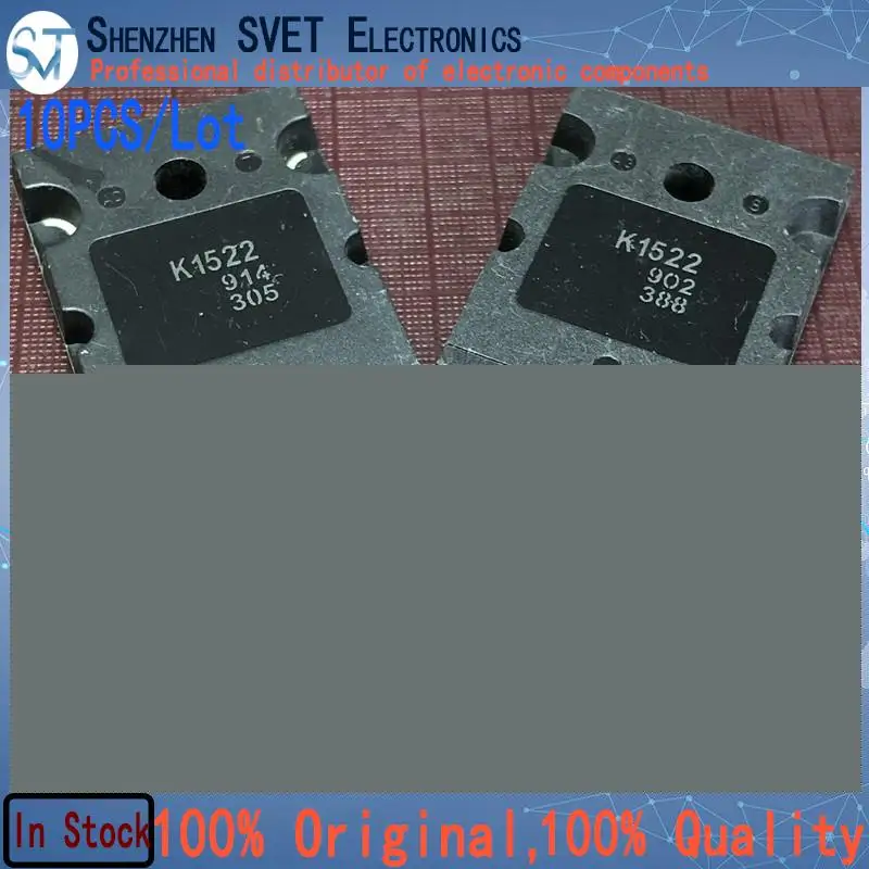 10PCS/Lot 2SK1522 K1522  TO-3PL 500V 50A    Import Original And New 100%Test In Stock