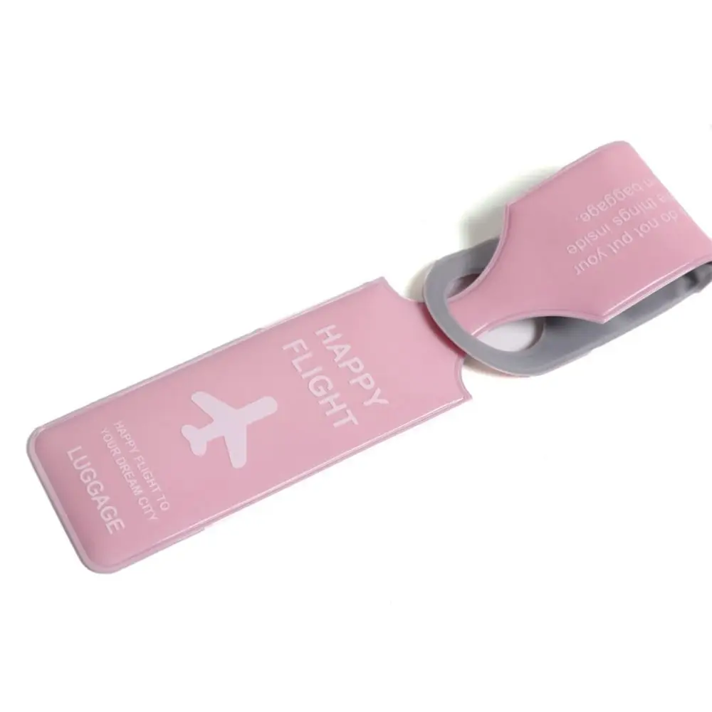 Boarding Pass PVC Luggage Tag Address Label Information Card Airplane Suitcase Tag Aircraft Consignment Card Tag