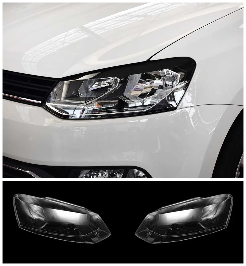 

Front headlight transparent lamp shell mask for Volkswagen POLO 2014-2018 POLO headlight transparent lamp shell mask