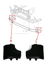 Suitable For Volvo Truck Accessory Bumper Cover OEM Left 20453676 21359176 20453678 Right 20453677 21359192 20453677 20453679