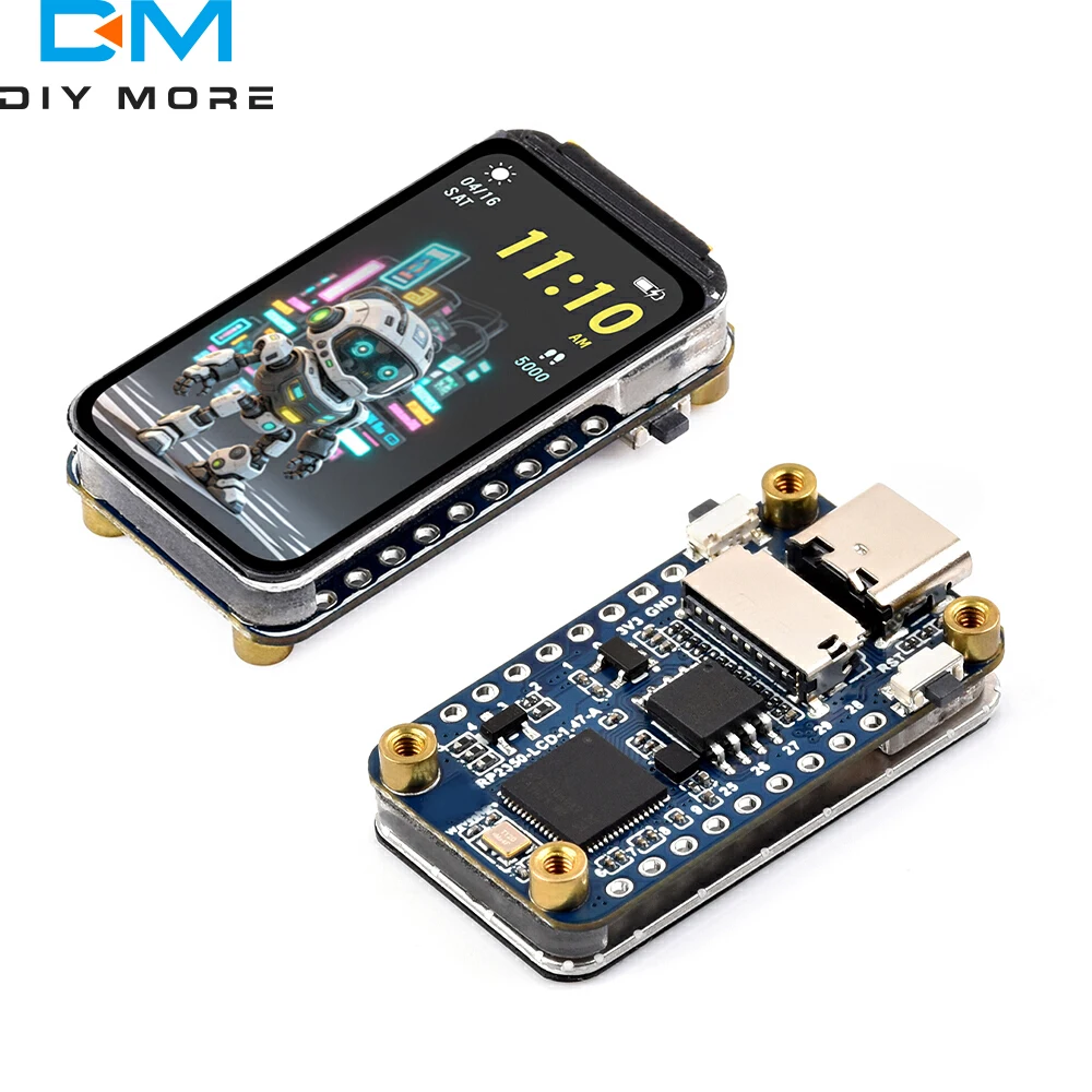 RP2350 1.47-inch LCD Display Development Board RP2350A Dual Core Dual Architecture Processor for Raspberry Pi RP2350A