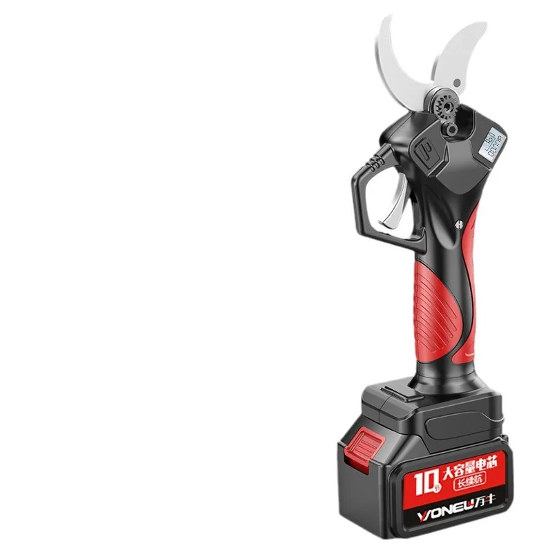 

Lithium battery digital pruning shears handheld electric garden garden shears rechargeable thick branch knives fruit tree shears