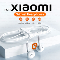 For XIAOMI Original Headphones mi 15 14 13 12 11 in-ear Earphones Redmi Note 10 9 8 Type C 3.5mm Wired Headset Phone Accessories