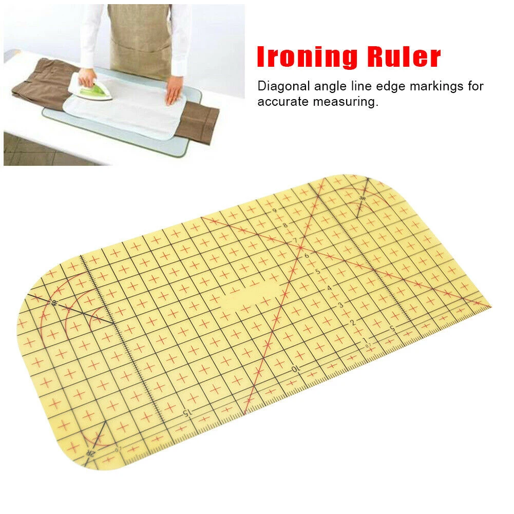 Hot Ironing Ruler Patch Tailor Craft DIY Sewing Supplies Measuring Handmade Tool New