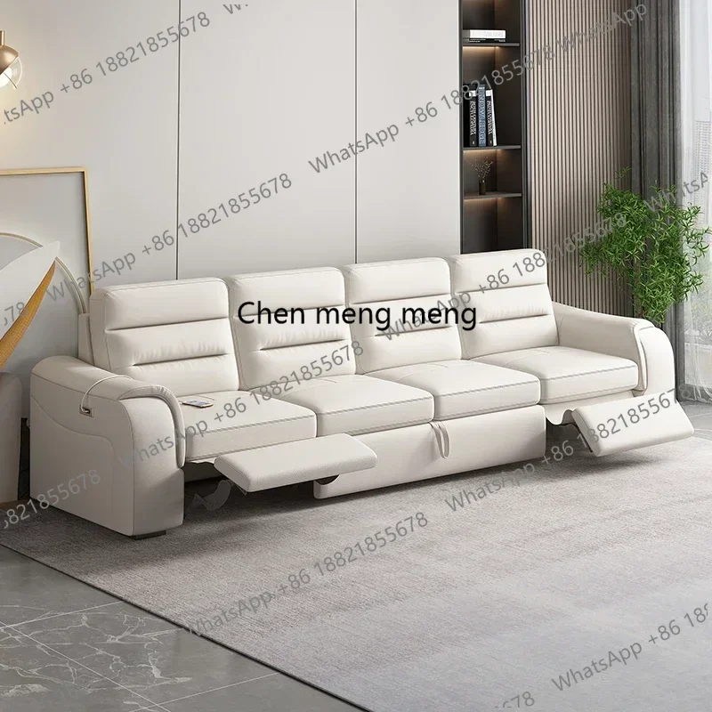 Beige 2 Seats Electric Sofa Armrest Waterproof Indoor Apartments Recliner Sofa Relax Designer Woonkamerbanken Furniture Home