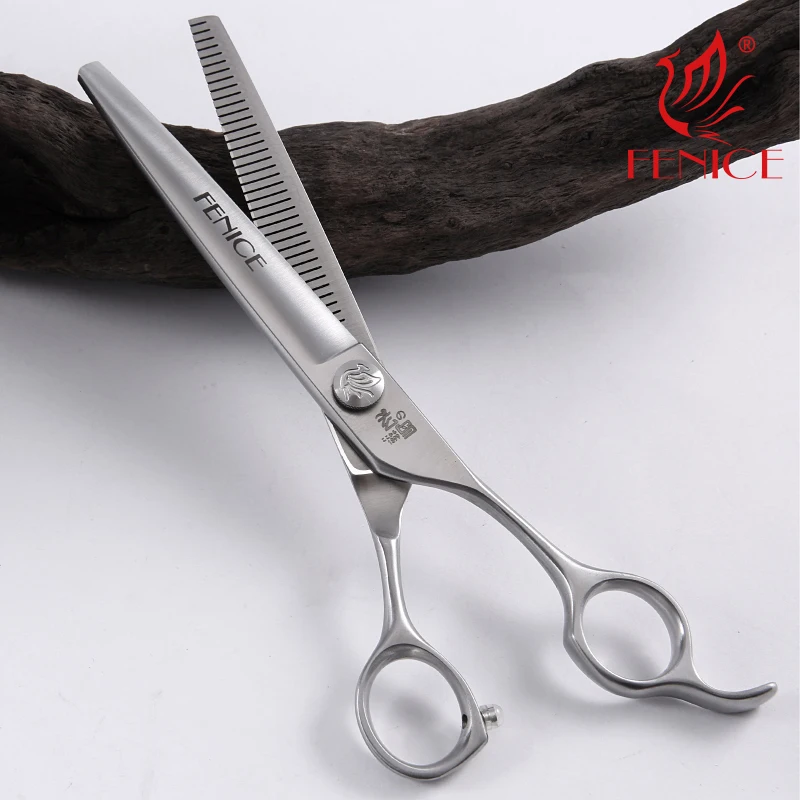 Fenice 7 Inch Japanese Steel Dog Grooming Scissors Straight Thinning Shears Pet Grooming  Scissors