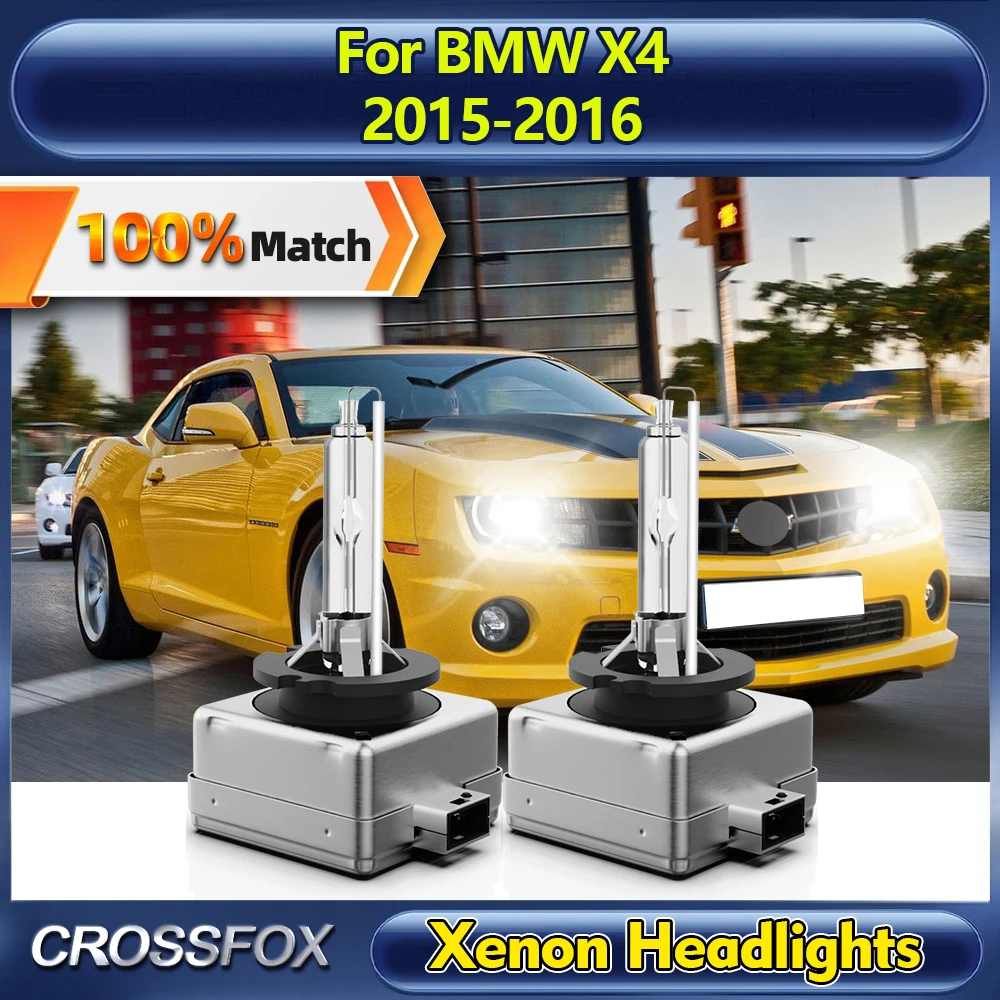 

Super Bright 35W D1S HID Xenon Headlamps Bulbs 20000LM Canbus No Error Car Headlight 12V 6000K White For BMW X4 2015 2016