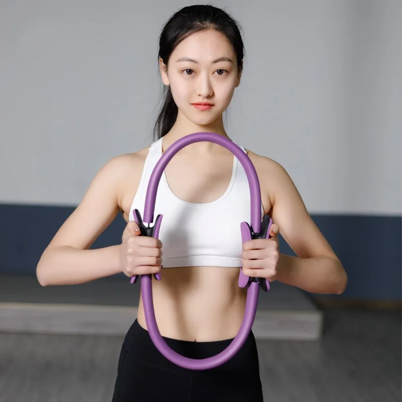 Durable Pilates Magic Ring Fitness Circle for Body Toning Muscle Training Home Yoga Practice Auxiliary Sports Workout Tool