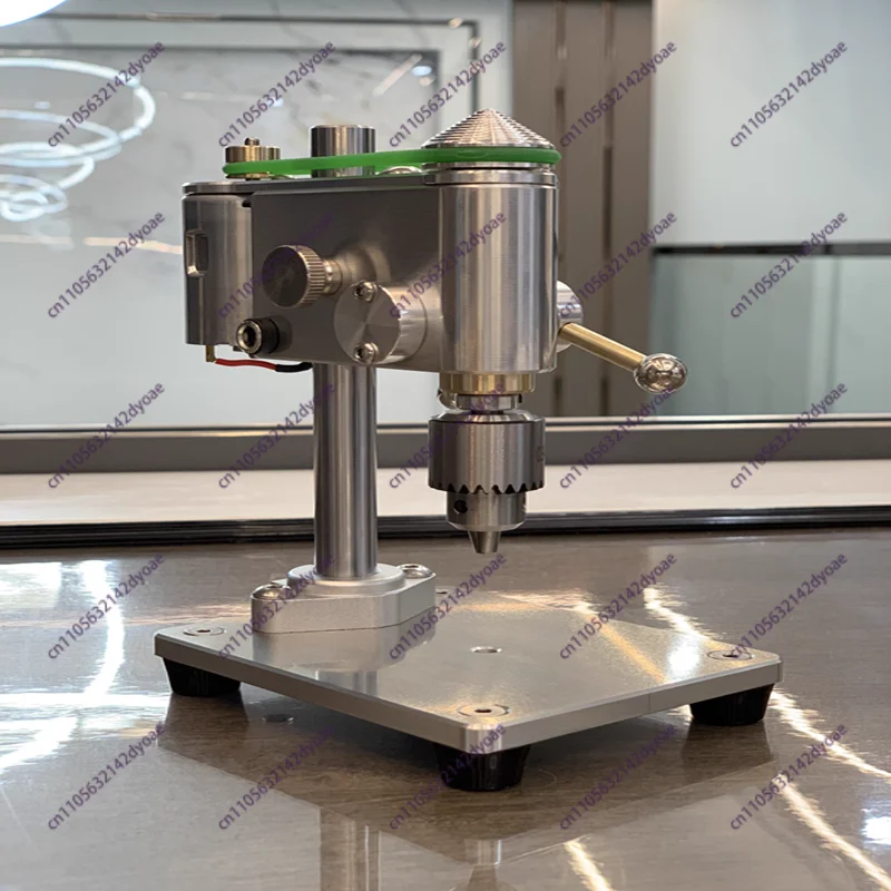 

Микронастольный сверлильный станок 0.3-4 мм, мини-дрель для точного ремонта часов, настольный сверлильный станок с регулируемой скоростью, адаптер питания 220В