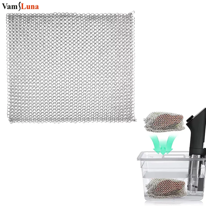 Sous Vide Sinker Weight Food Stainless Steel Mesh Net Evenly Cook Food Grade  Sous Vide Cooking Accessory Immersion Bag Kitchen