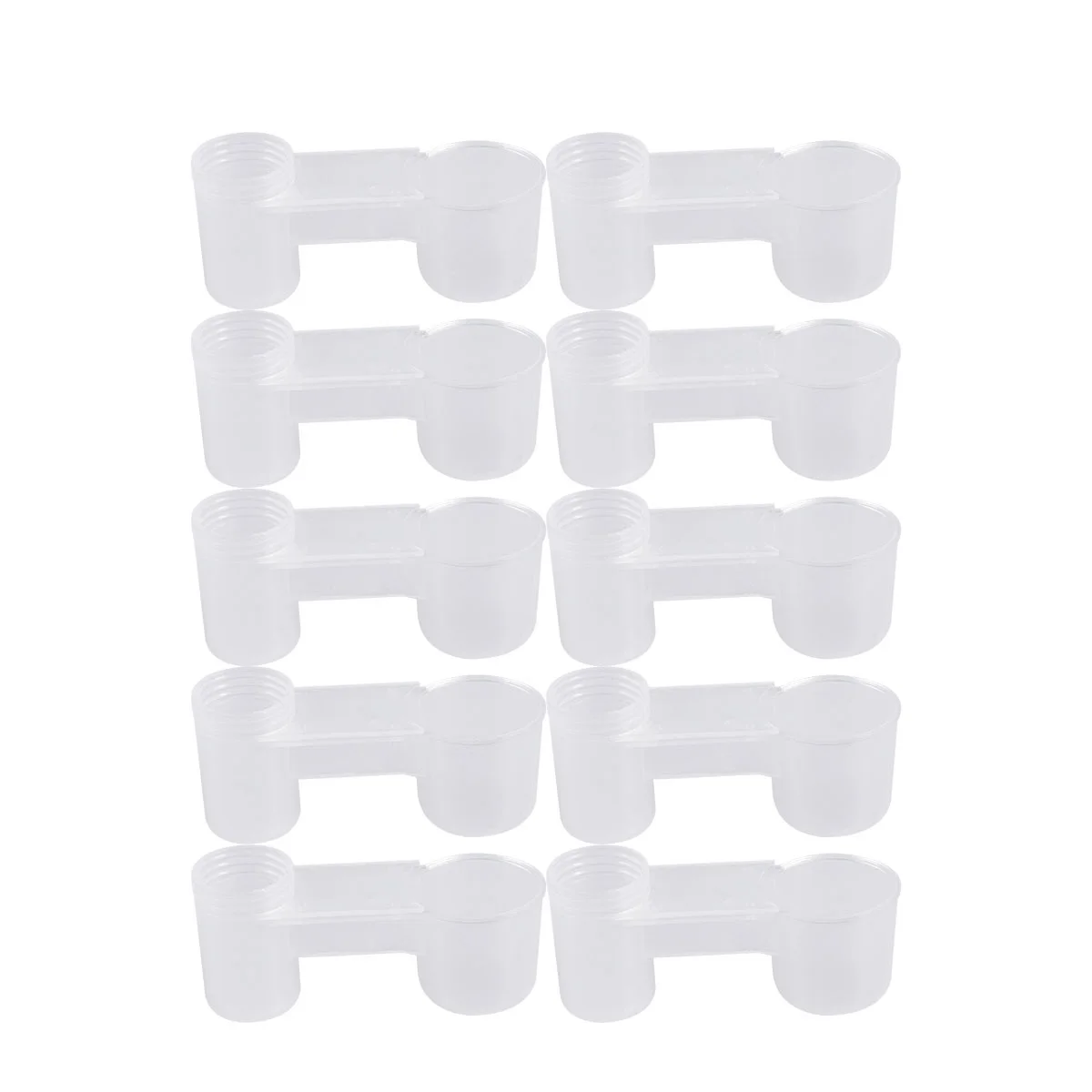 

10PCS Birds Feeder Drinker with Double Ports Drinking Water Sprinkler Proof Bird Cup Bird Drink machine