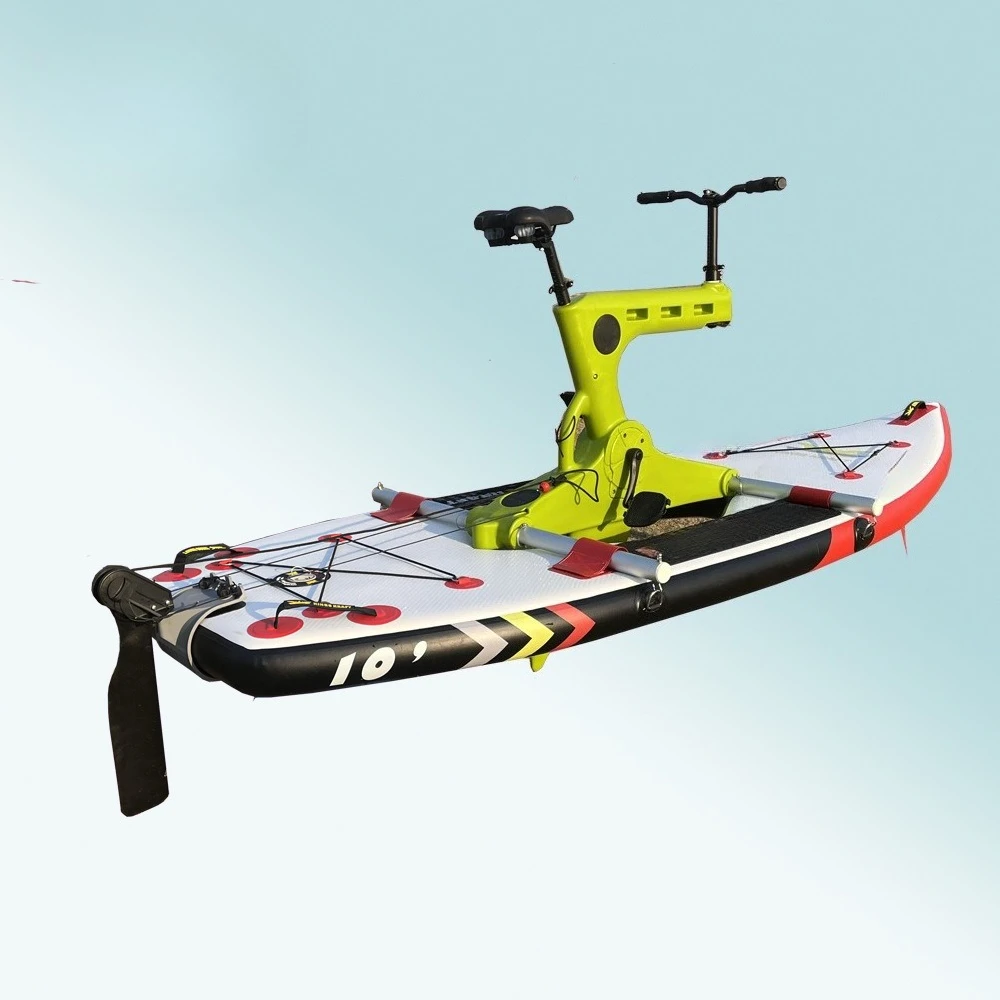 

Water bicycle, human power system, single bicycle without power supply, double self-propelled