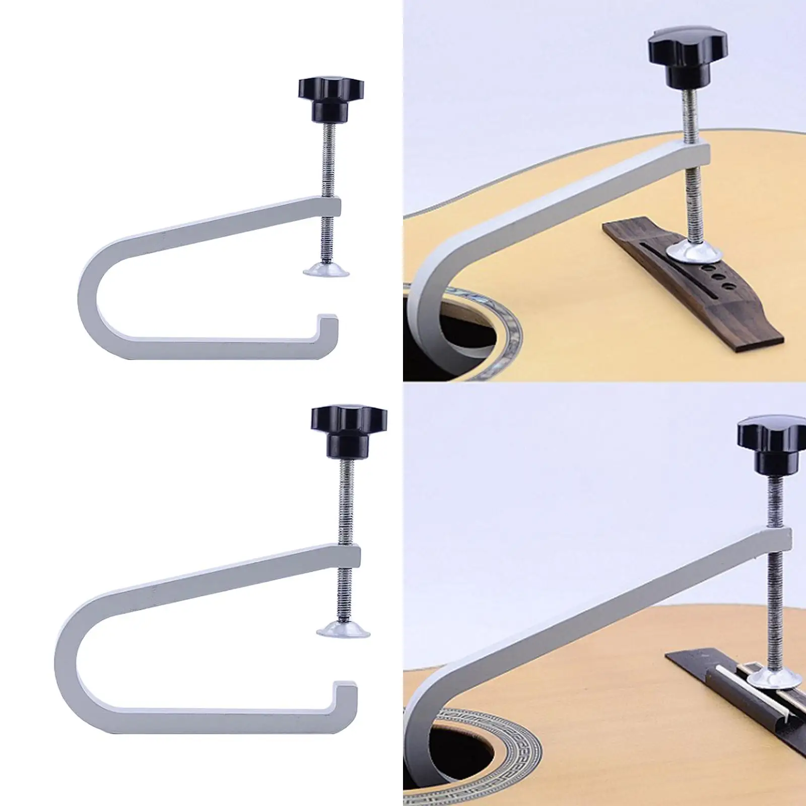 Guitar Bridge Clamp Bridge Clip Tools for Guitar Maker Musical Instrument Part Guitar Repair Tool for Acoustic Guitar Bass Parts - view 6