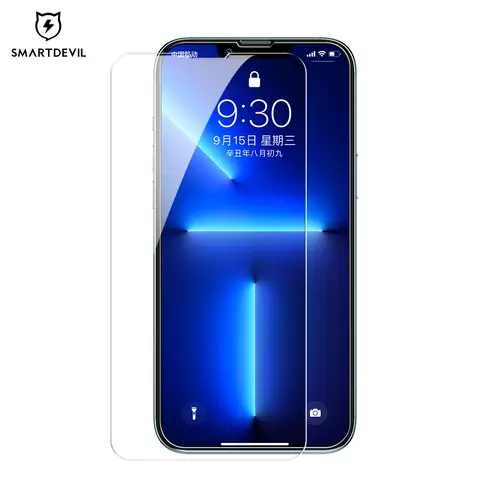 SmartDevil Diamonds Screen Protector For iPhone 13 Pro Max Super Smooth Tempered Glass For iPhone 13 mini HD Anti Blue Light