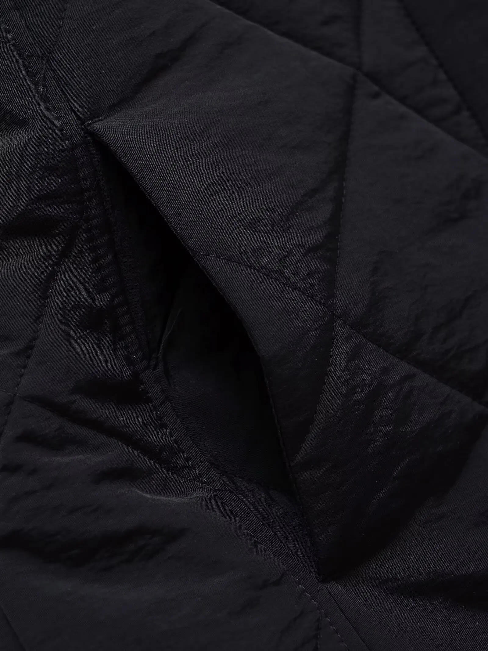 Tangada 2025 معطف شتوي نسائي كبير الحجم طويل سترات بسحاب وأكمام طويلة معطف بقلنسوة XE52