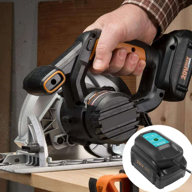 Imagem -06 - Carregador para Worx Wa3875 20v 18v Li-ion Bateria 2.0a Carregador para Worx Wa3520 Wa3525 Wa3578 Wa3575 Wa3742 Carregador Rápido Novo