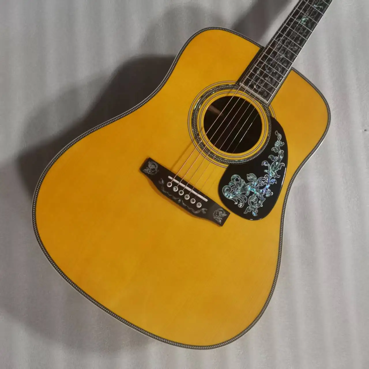 Custom 41 Inch Deluxe D-50AA 50th Anniversary Limited-Edition Dreadnought Acoustic Guitar Natural