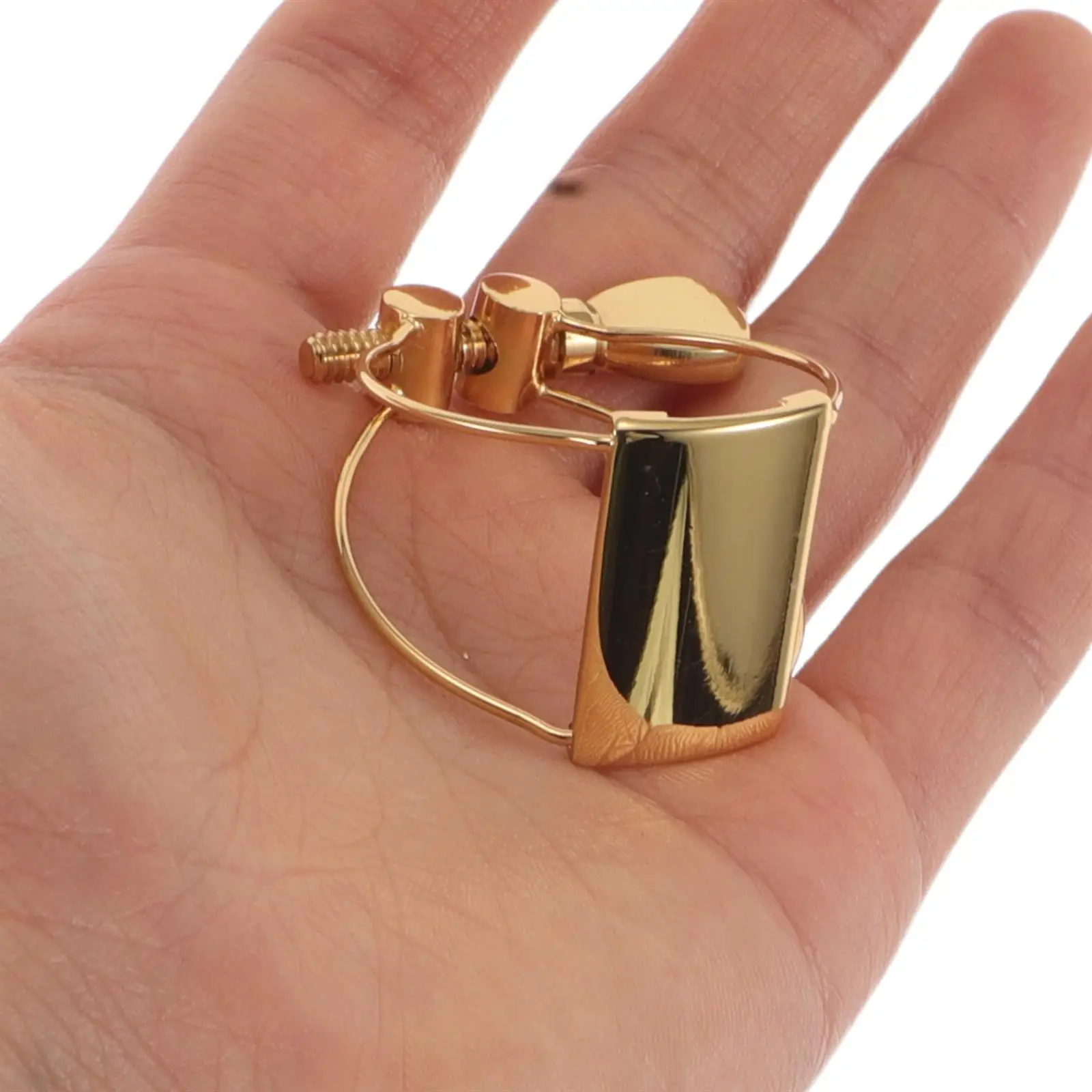 

1Set Alto Sax Ligature Metal Fastener Stable Steel Wire Strong Mouthpiece Clip Clamp for Saxophone Accessories Repair