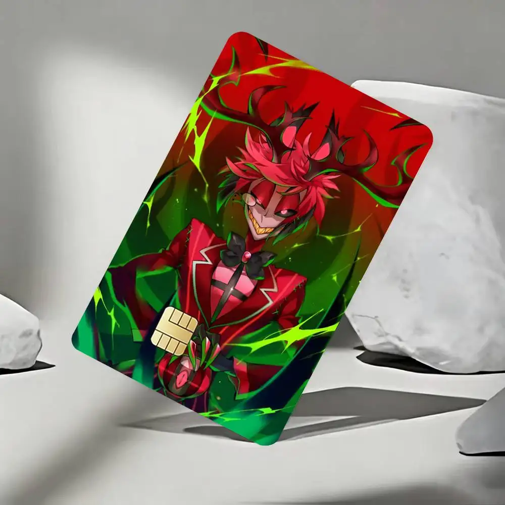 A-AlastorS R-Radio D-Demon Sticker Decoration Creative Bank Card Bus Metro Waterproof Sticker