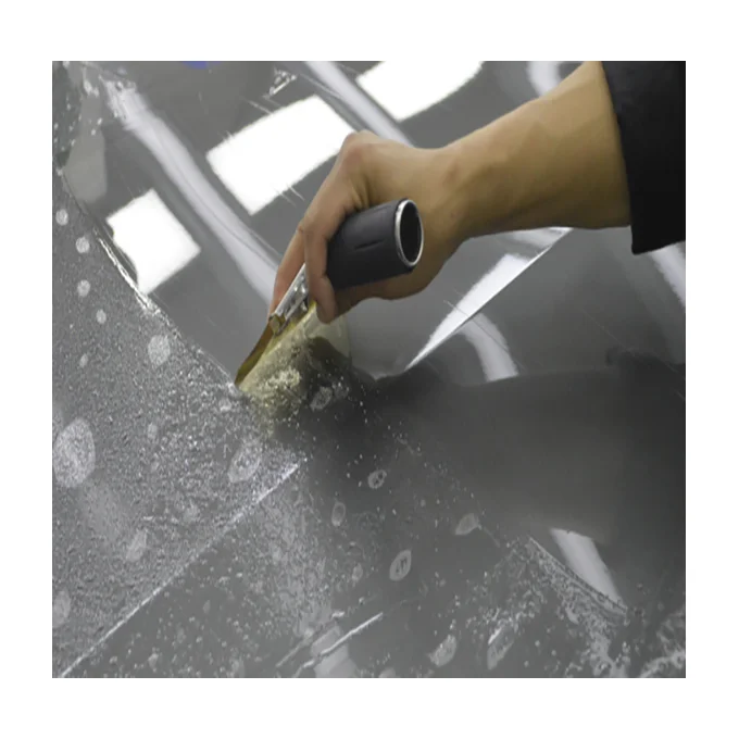 

Super Strong PDLC Smart Glass Film Self Adhesive Black Car Window Tint with Heat Insulation and Decoration