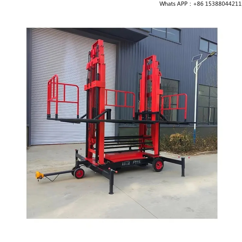 500kg 8m Remote Control Fully Automatic Scaffolding Folding Movable Decoration Elevator