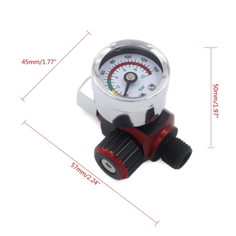 0-140psi Guns Air Regulator Gauge Paint Guns Regulator Air Filter Air Regulator Pneumatic Tools Replacement