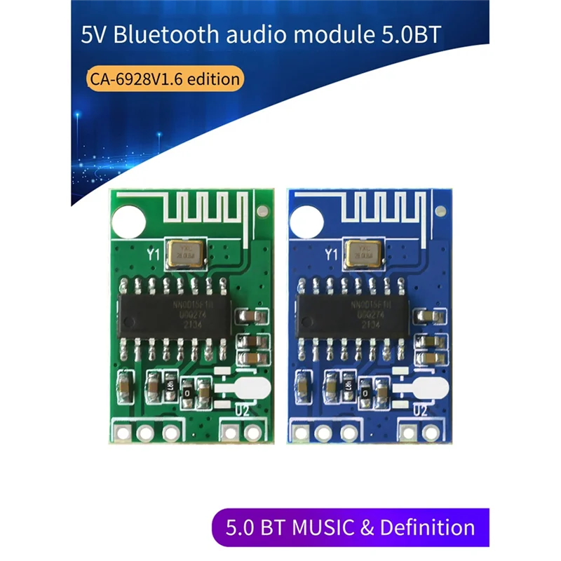 Adecuado 10 Uds módulo Bluetooth CA-6928 módulo de Audio Bluetooth 5V 5,0 BT Bluetooth altavoz placa de módulo amplificador de Audio