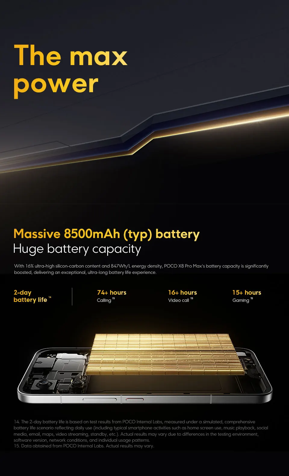 POCO X8 Pro Max 5G Smartphone Global Version 8500mAh battery 6.83'' 1.5K 120Hz Ultra-Bright AMOLED Display Dimensity 9500s NFC