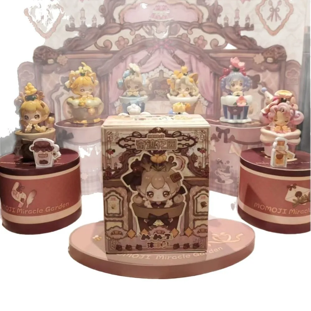 الحلو إميلي مومو معجزة حديقة سلسلة صندوق أعمى لطيف مومو صندوق غامض تحصيل اللعب نموذج حلية الأطفال مفاجأة هدية