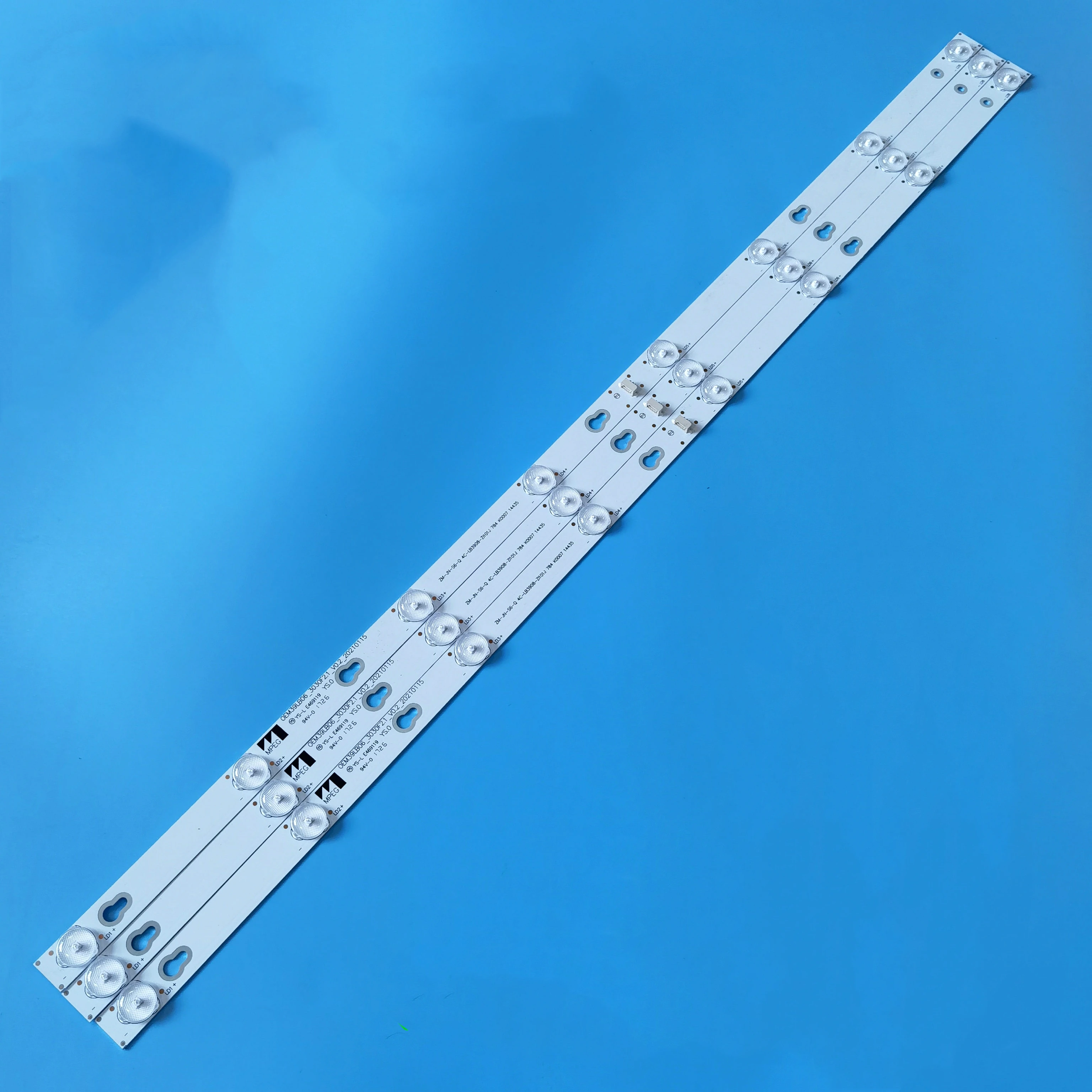 

30pcs TV Lamps LED Backlight Strips For OEM39LB06-3030F2.1-V0.2 4C-LB3908-ZM01J TCL L39F1A 39L2650C L39S4900FS L39S4900