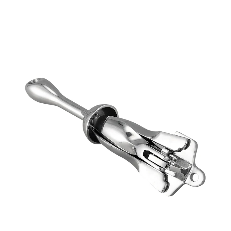 AndyMarine 316 Stainless Steel Folding Grapnel Boat Anchor Durable Boating Accessories 4 Claw Yacht Marine Accessories