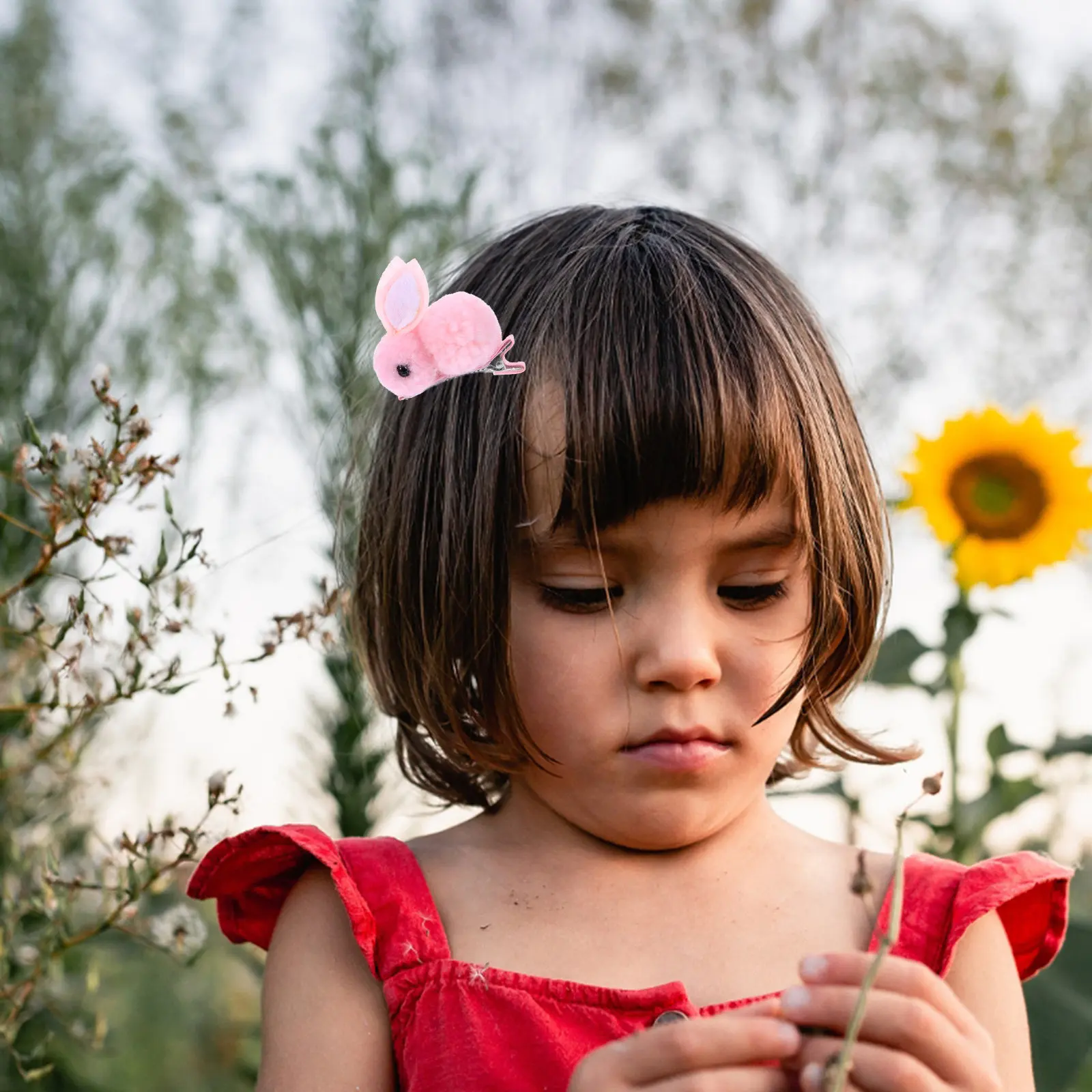 

10 шт. мягких и удобных заколок для волос в виде кроликов, пасхальные аксессуары для волос, заколки-кролики для украшения вечеринок